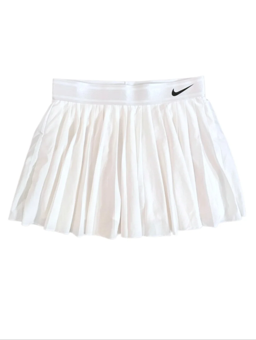 Nike dri-fit pleated white tennis skirt size M